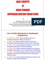 Basic Concepts in Indian Standard Earthquake Design Codes by Dr. Ananad Arya (IIT ROORKEE