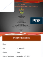 Case Report FR Shaft Humerus