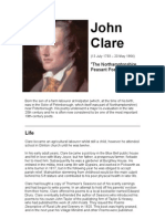 John Clare: "The Northamptonshire Peasant Poet"