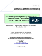 The Act Regulating The Legal Situation of Prostitutes - Implementation, Impact, Current Developments