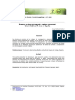 Ensayos No Destructivos Sobre La Madera Estructural. Una Revisión de 30 Años en España - Carballo