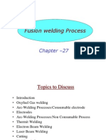 Fusion Welding Process, Chapter 27