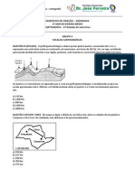 1o em Cartografia 2a Rodada Exercicios