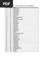 AIIMSstudent List2013