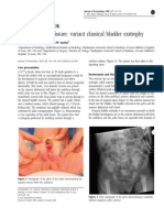 Superior Vesical Fissure: Variant Classical Bladder Exstrophy