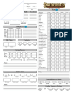 Pathfinder Interactive Character Sheet