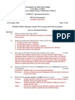 Mid-Term Exam - Sample Solution