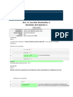 Actividad 4: Leccion Evaluativa 1 Unad Logica Matematica 2013