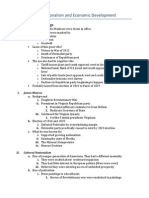 Ch.8 Amsco Apush Outline Nationalism and Economic Development