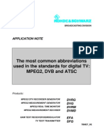 The Most Common Abbreviations in DVB