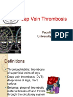 Deep Vein Thrombosis: Faculty of Medicine University of Brawijaya