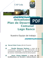 Presentación PLADECO Lago Ranco