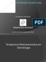 1 Terapêutica Medicamentosa em Odontologia