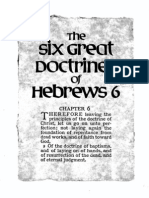 The Six Great Doctrines of Hebrews 6