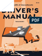 Driver'S Manual: Commonwealth of Massachusetts