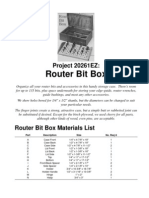 Router Bit Box: Project 20261EZ