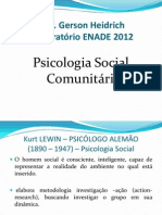 Slides Psicologia Social Comunitária Enade 2012