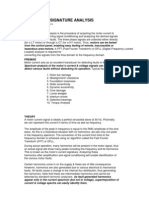 Electrical Signature Analysis