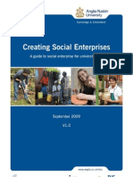 Creating Social Enterprises - A Guide To Social Enterprise For University Staff