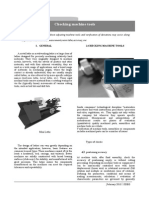 Checking Machine Tools: Their Uses Keywords: Machines Tols, Measurements, Mini-Lathe, Accuracy, CNC