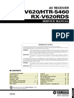 Yamaha - RX v620 - HTR 5460 - RX v620rds 1 PDF