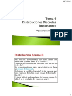 Tema 4 Distribuciones Discretas