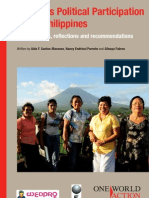 Women's Political Participation in The Philippines: Conversations, Reflections and Recommendations