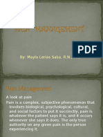 Pain Management - 03-07 Version