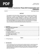 Current-Transformer Phase-Shift Compensation and Calibration