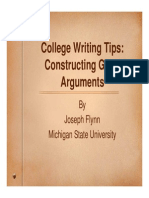 College Writing Tips