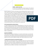 Bank Reconciliation Statement