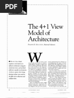 The 4+1 View Model of Architecture