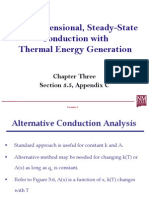 One-Dimensional, Steady-State Conduction With Thermal Energy Generation