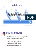CATIA V5R17 Coil Spring Simulation