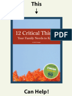 12 Critical Things Your Family Needs To Know by Mark Gavagan (Entire Book)