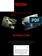 Notches:: Calculation of Discharges Through Various Notches: Visuals: References