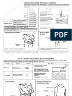 How To Administer Intramuscular (IM) Vaccine Injections: IM Site For Children and Adults IM Site For Infants and Toddlers