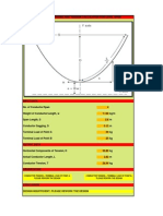 Aluminium Conductor Sag Tension Calculator