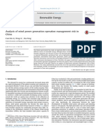 Analysis of Wind Power Generation Analysis of Wind Power Generation Operation Management Risk in China