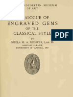 Met Museum of Art Catalogue of Engraved Gems Gisela Richter 1