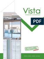 Vista Blinds & Curtains Brochure September 2013