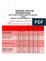 Hongkong Special Promotions