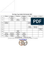 Fall 09 Schedule Edge