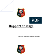 Rapport de Stage - SRFC