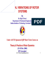 Torsional Vibrations of Rotor Systems