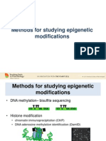 Methods For Studying Epigenetic Modifications