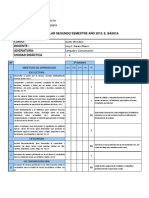 Cobertura Curricular Unidad 4 Quinto Básico