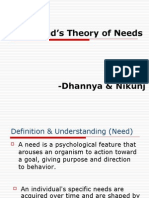 McClelland's Theory of Needs