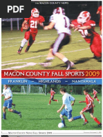 Macon County Fall Sports 2009 - Franklin - Highlands - Nantahala