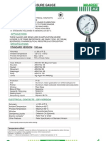 Az-Homogenizer Pressure Gauge